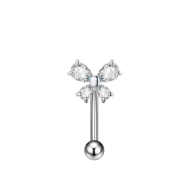 Stainless Steel/Titanium Eyebrow piercing
